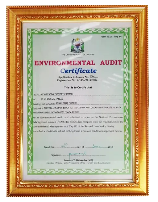 enviromental audit.